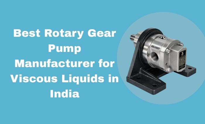 rotary gear pump for viscous liquid